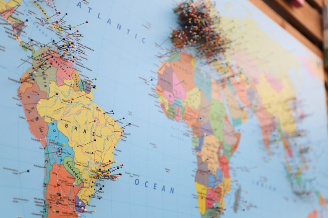 World map representing international outsourcing collaboration with the Philippines