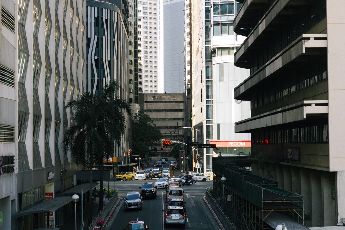 Ayala Avenue in Metro Manila
