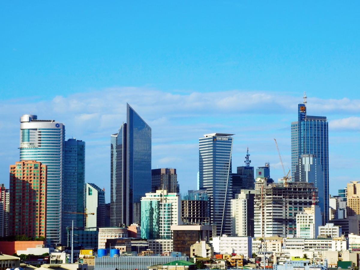 Makati skyline in Metro Manila